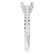 Accented Solitaire Ring - Round 6mm