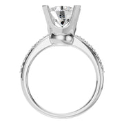 Accented Solitaire Ring - Round 7.30-8.00mm