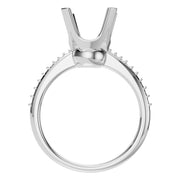Accented Solitaire Ring - Round 7.30-8.00mm