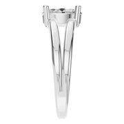 Split Shank Solitaire Ring - Oval 8x5.5mm