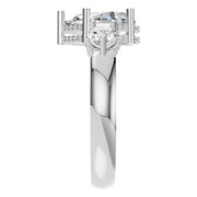Three Stone Ring - Pear 10x6.5mm