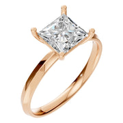 Solitaire Ring - Princess 5.5x5.5mm