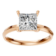 Solitaire Ring - Princess 5.5x5.5mm