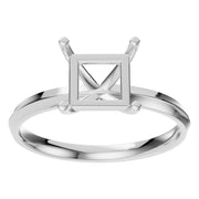 Solitaire Ring - Princess 5.5x5.5mm