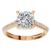 Cushion Accented Ring