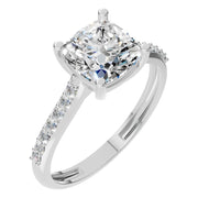 Cushion Accented Ring