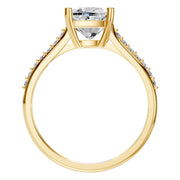 Cushion Accented Ring