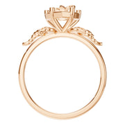 Fancy Solitaire Ring - Heart 7x7mm