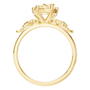 Fancy Solitaire Ring - Heart 7x7mm
