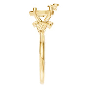Fancy Solitaire Ring - Heart 7x7mm