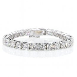 Round Tennis Bracelet-Dileti