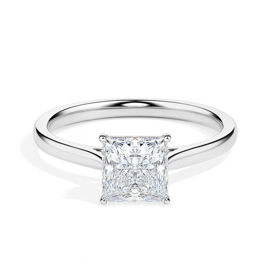 Sepia Solitaire Ring