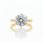 Six Prong Solitaire Ring-Dileti
