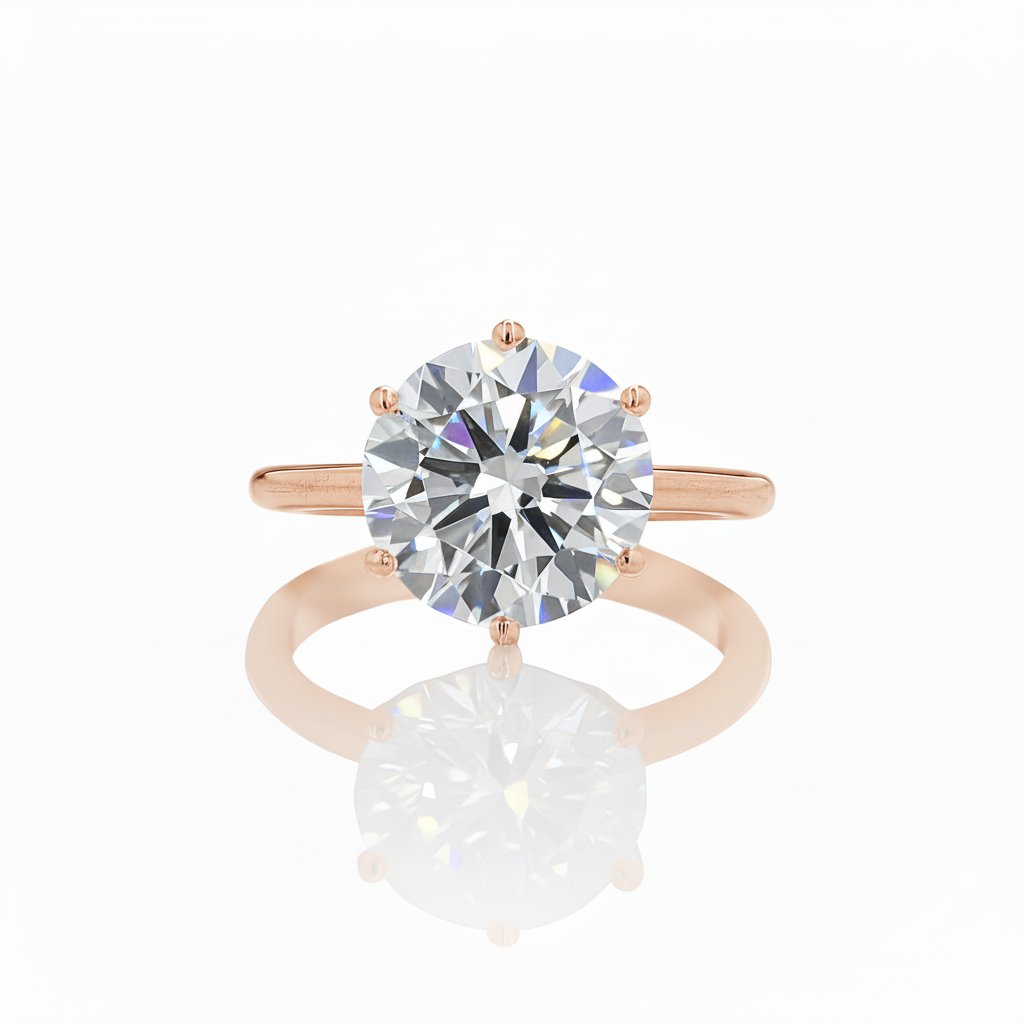 Six Prong Solitaire Ring