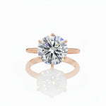 Six Prong Solitaire Ring-Dileti