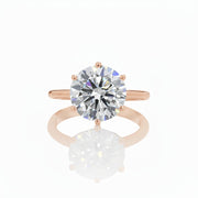 Six Prong Solitaire Ring-Dileti