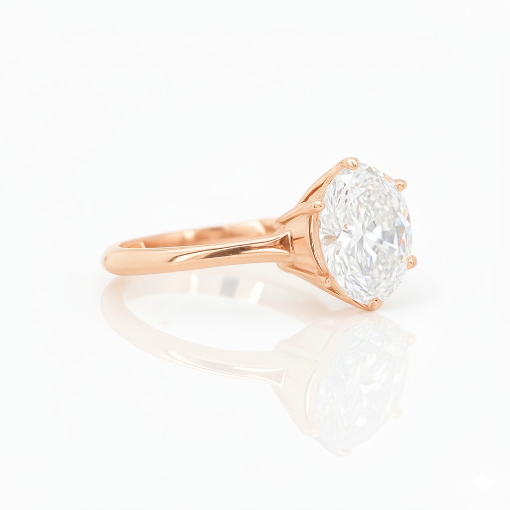 Six Prong Solitaire Ring