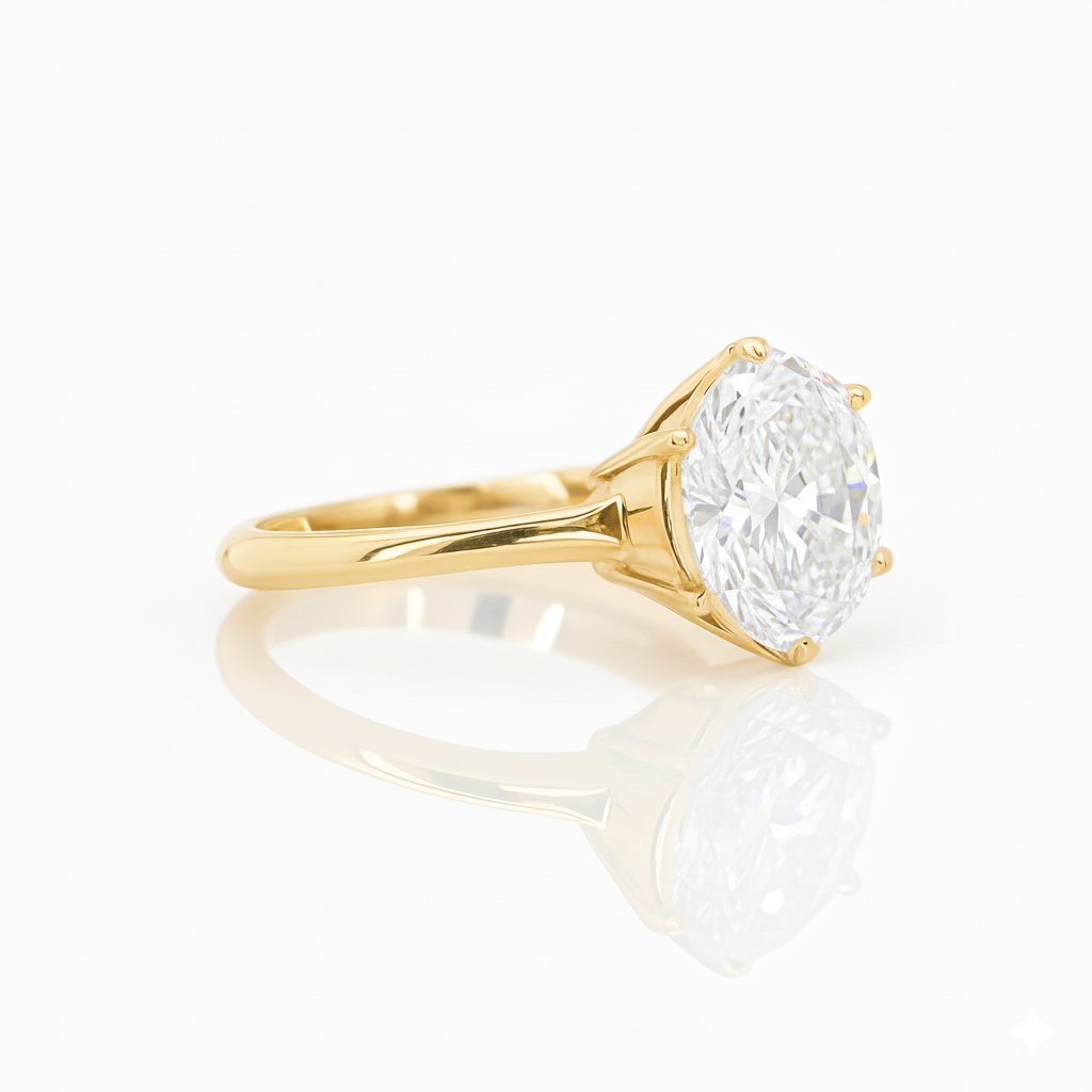 Six Prong Solitaire Ring