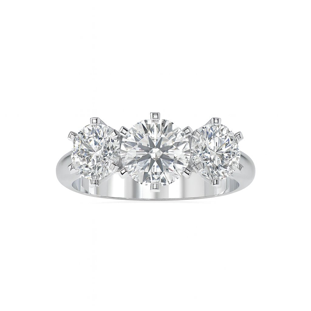 Stella Celestial Tri-Stone Ring