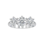 Stella Celestial Tri-Stone Ring-Dileti