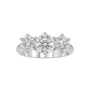 Stella Celestial Tri-Stone Ring-Dileti