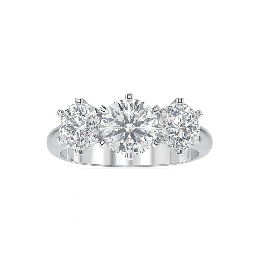 Stella Celestial Tri-Stone Ring