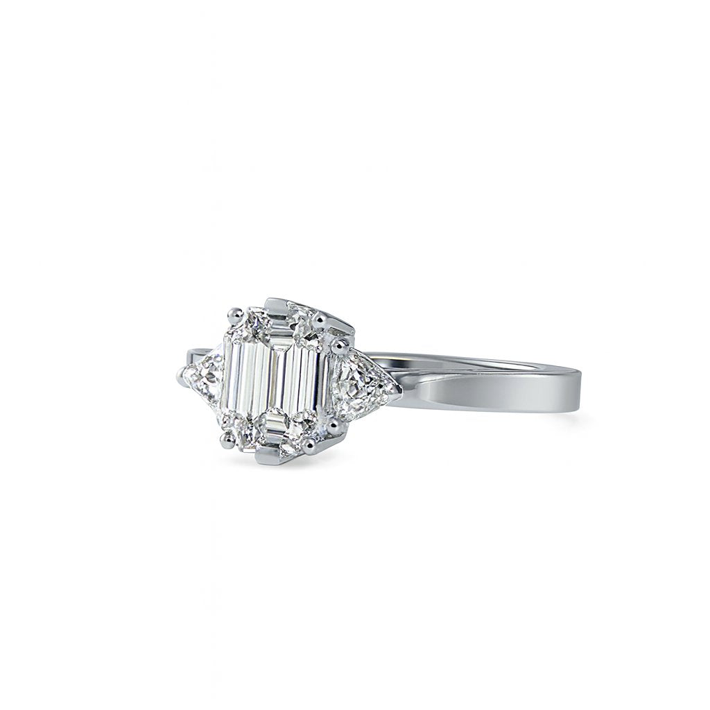 Stellar Prism Emerald Ring