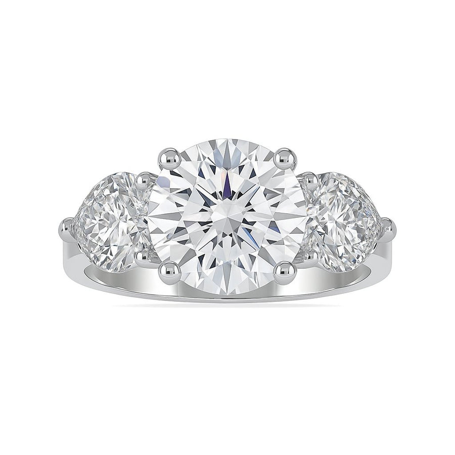 Tove Pear Twist Radiance Ring