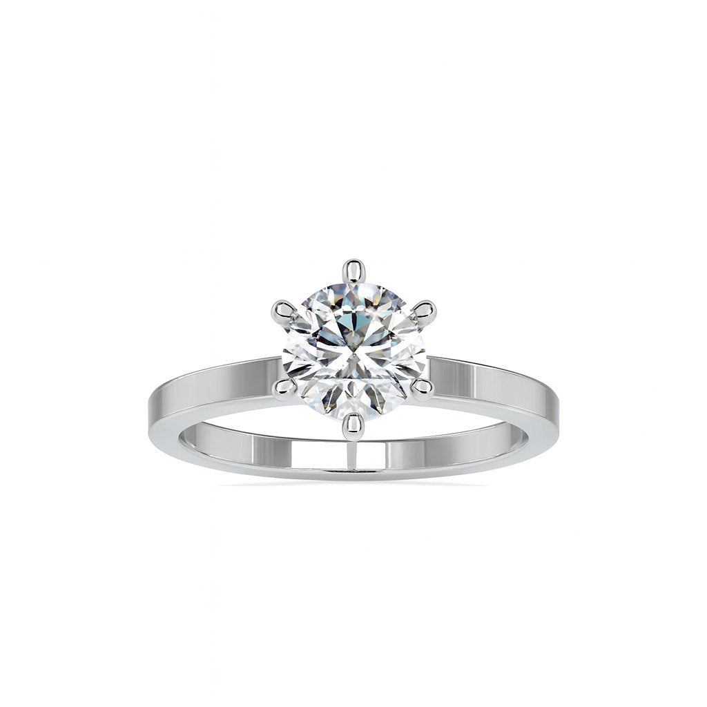 Ulla Classic Six-Prong Solitaire Ring