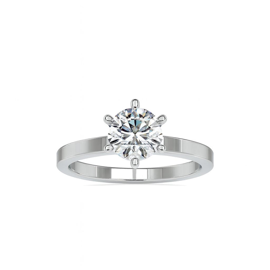 Ulla Classic Six-Prong Solitaire Ring