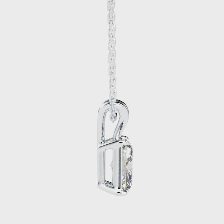 Sol Solitaire Radiant Pendant