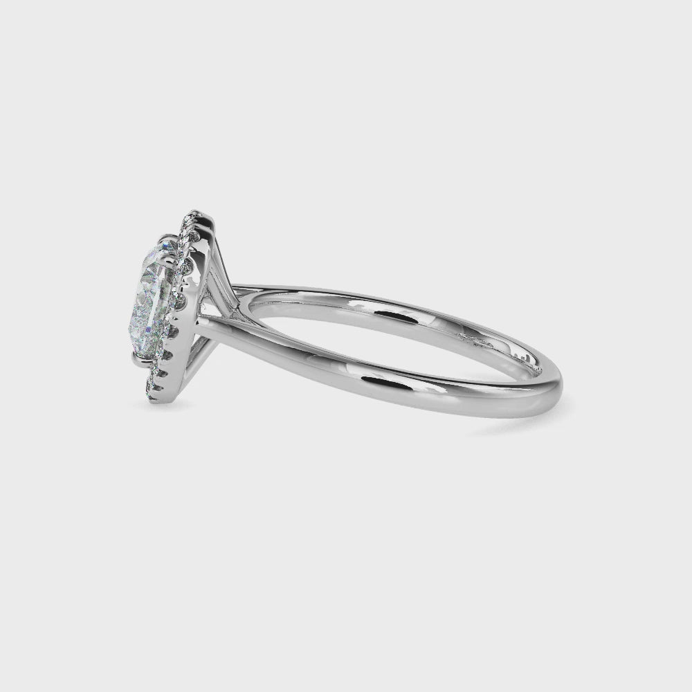 Paloma Solitaire Halo Heart Setting