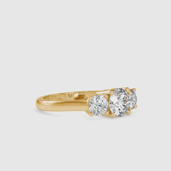 Carissa Tri Circle Radiance Ring