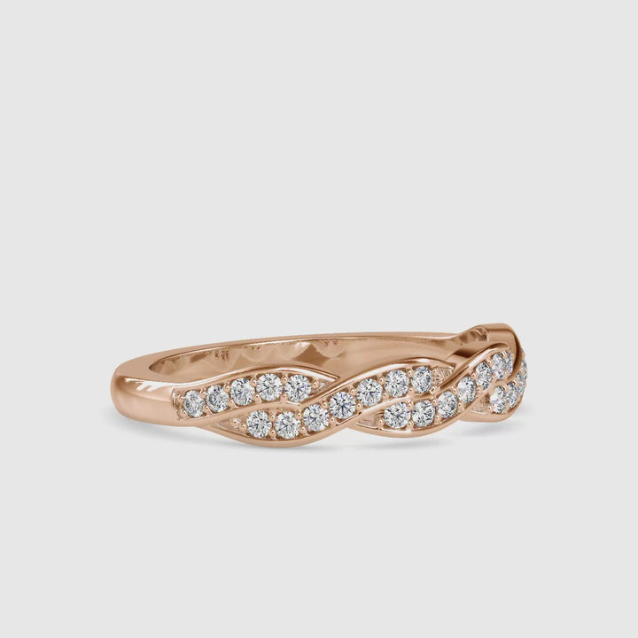 Round Twirl Eternal Sparkle Ring