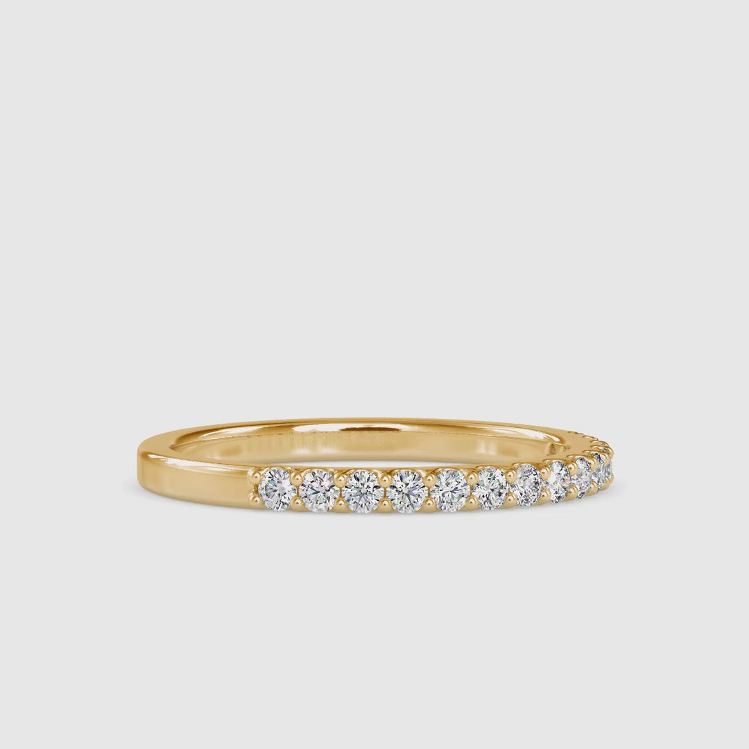 Round Eternal Sparkle Prong Ring