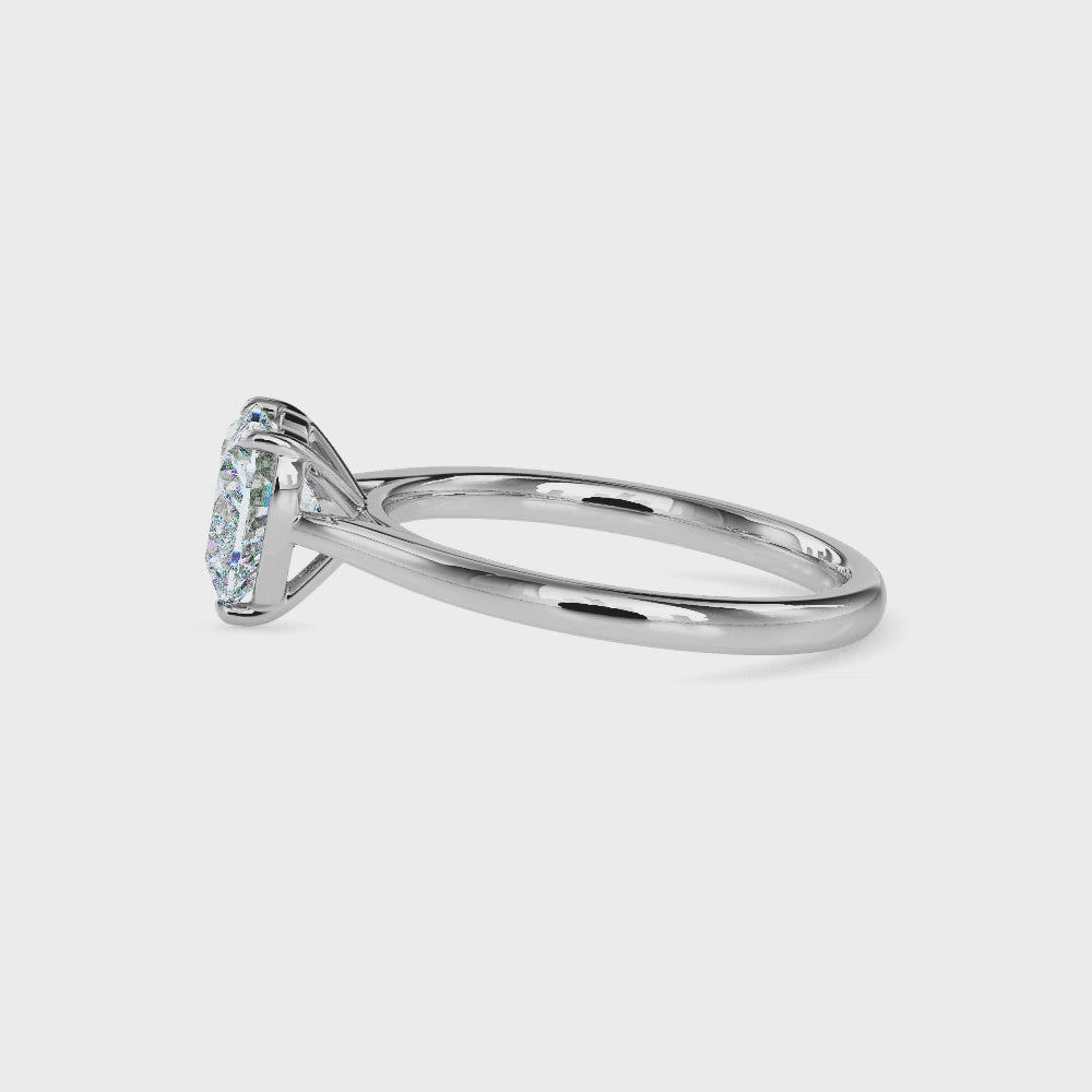 Olfea Solitaire Heart Ring