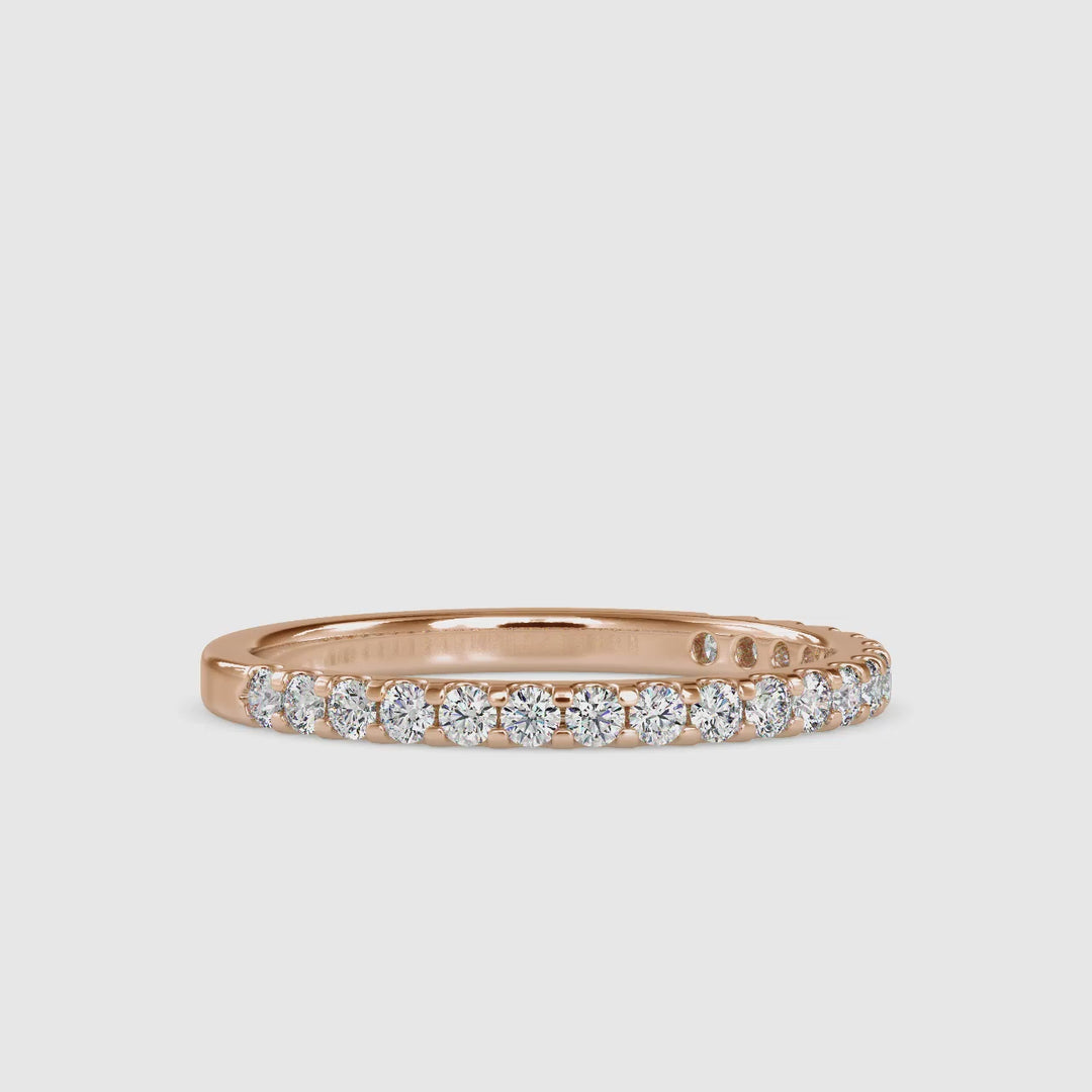 Round Eternal Sparkle Embed Ring