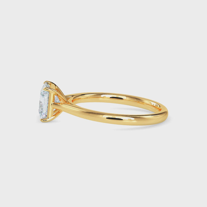 Sepia Solitaire Ring