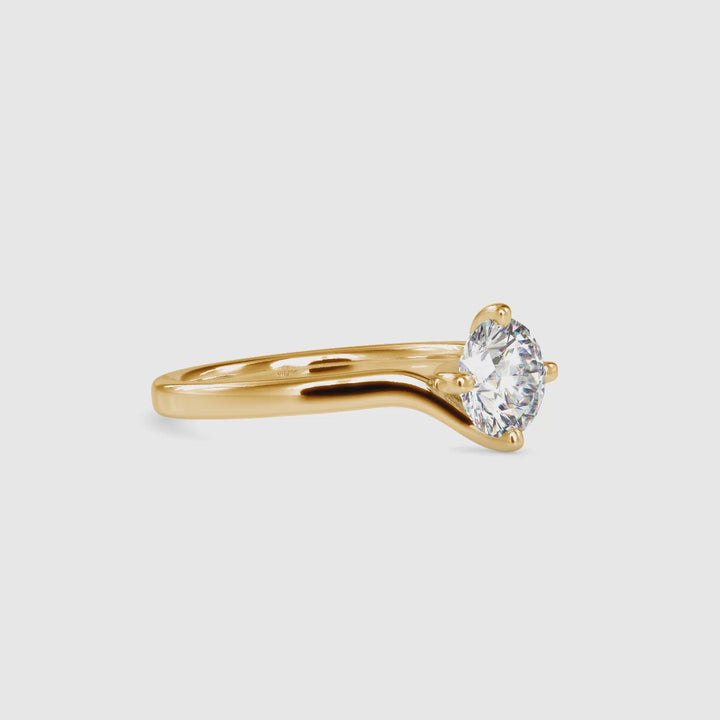 Emilia Eclectic Round Solitaire Ring