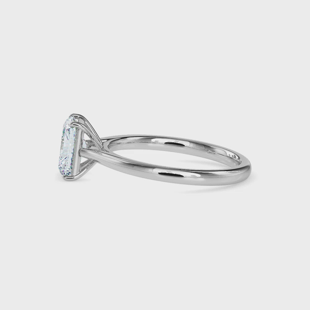 Larissa Solitaire Radiant Ring