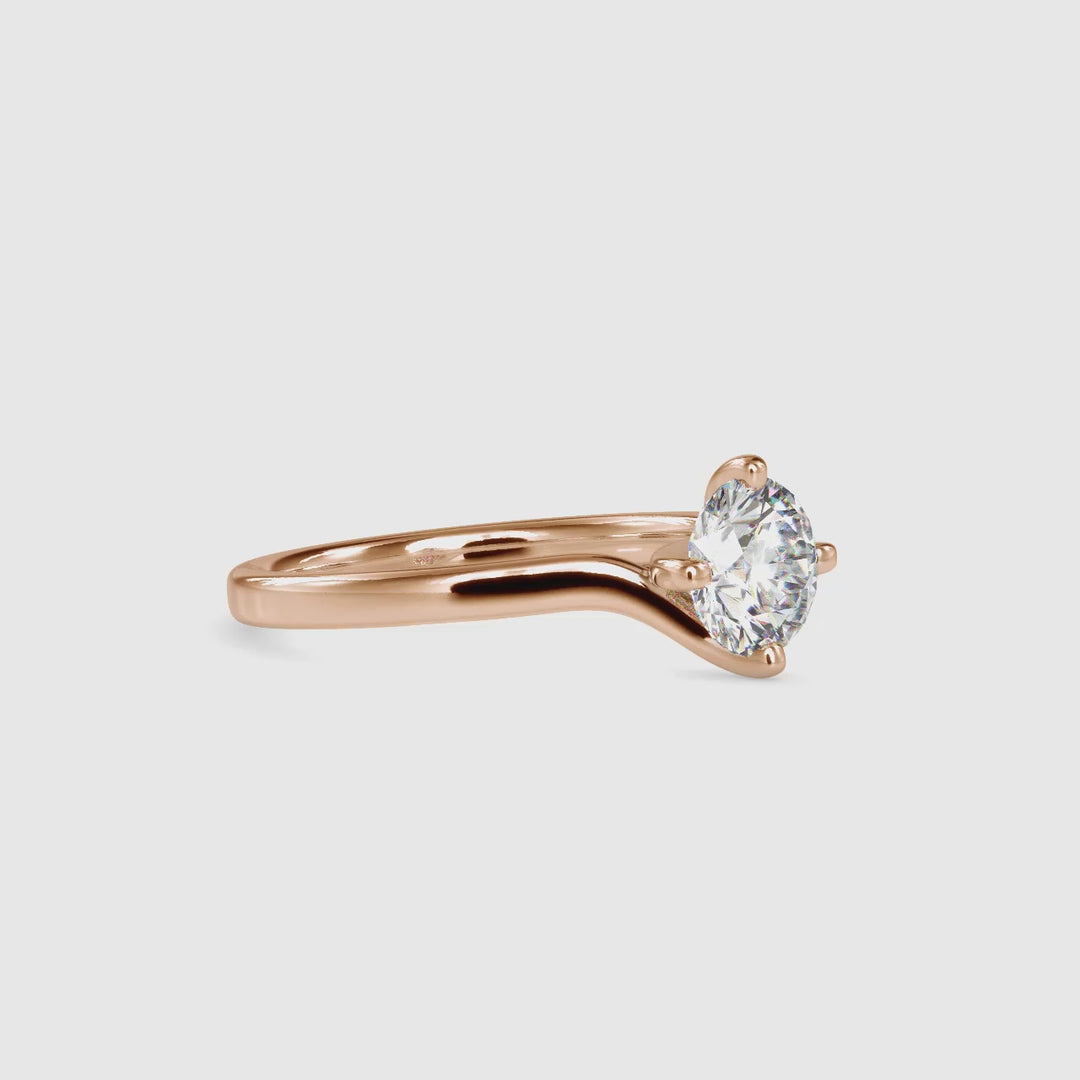 Emilia Eclectic Round Solitaire Ring