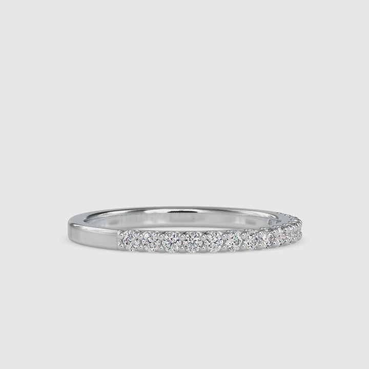 Round Eternal Sparkle Duo Metal Ring