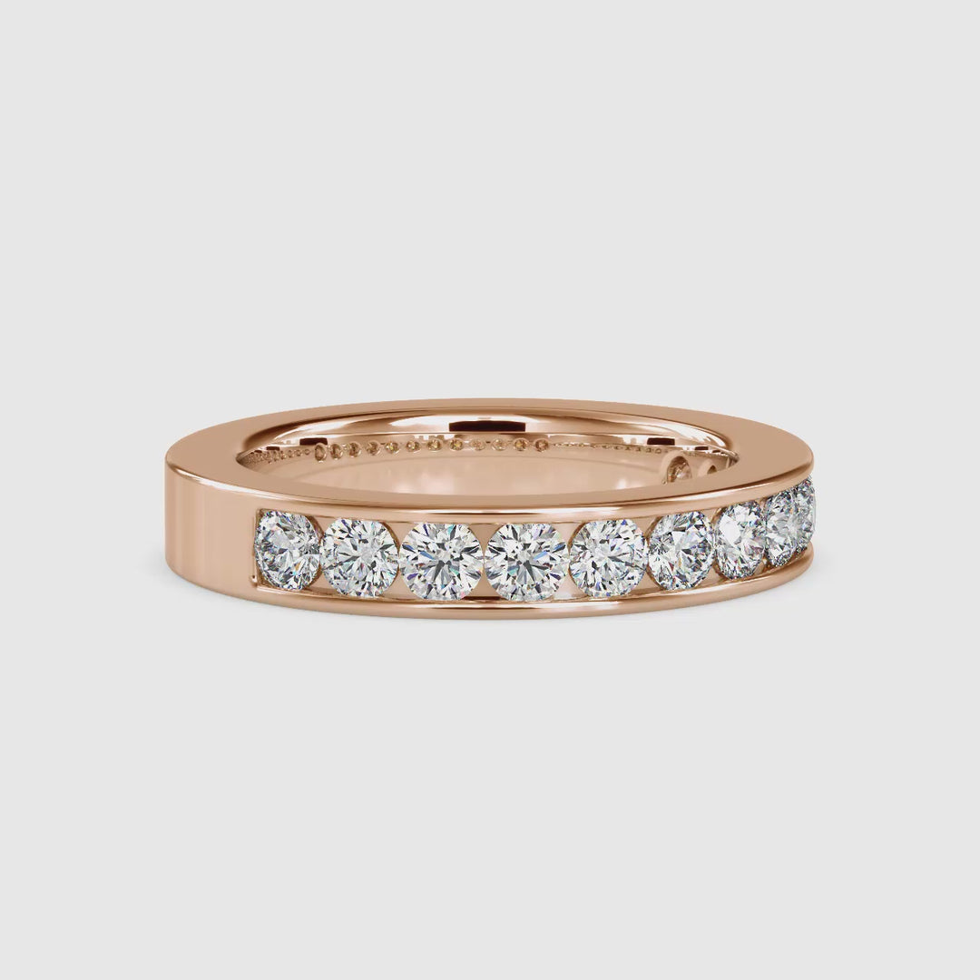 Round Full Band Eternal Sparkle Ring