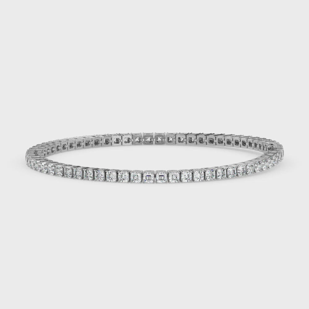 Radiant Asscher Tennis Bracelet