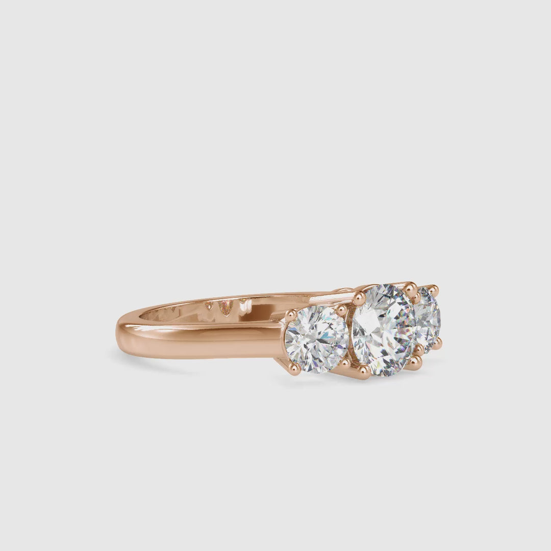 Carissa Tri Circle Radiance Ring