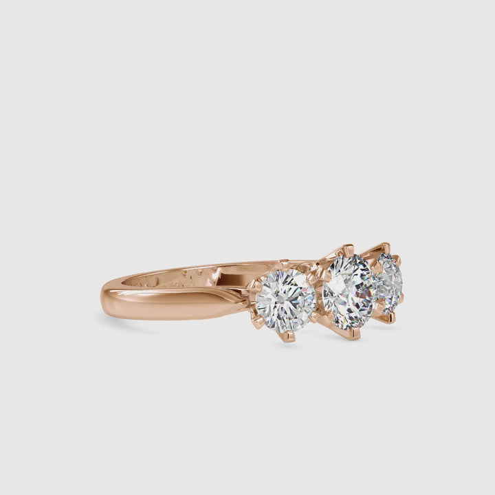 Stella Celestial Tri-Stone Ring