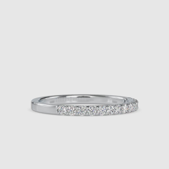 Round Eternal Sparkle Prong Ring