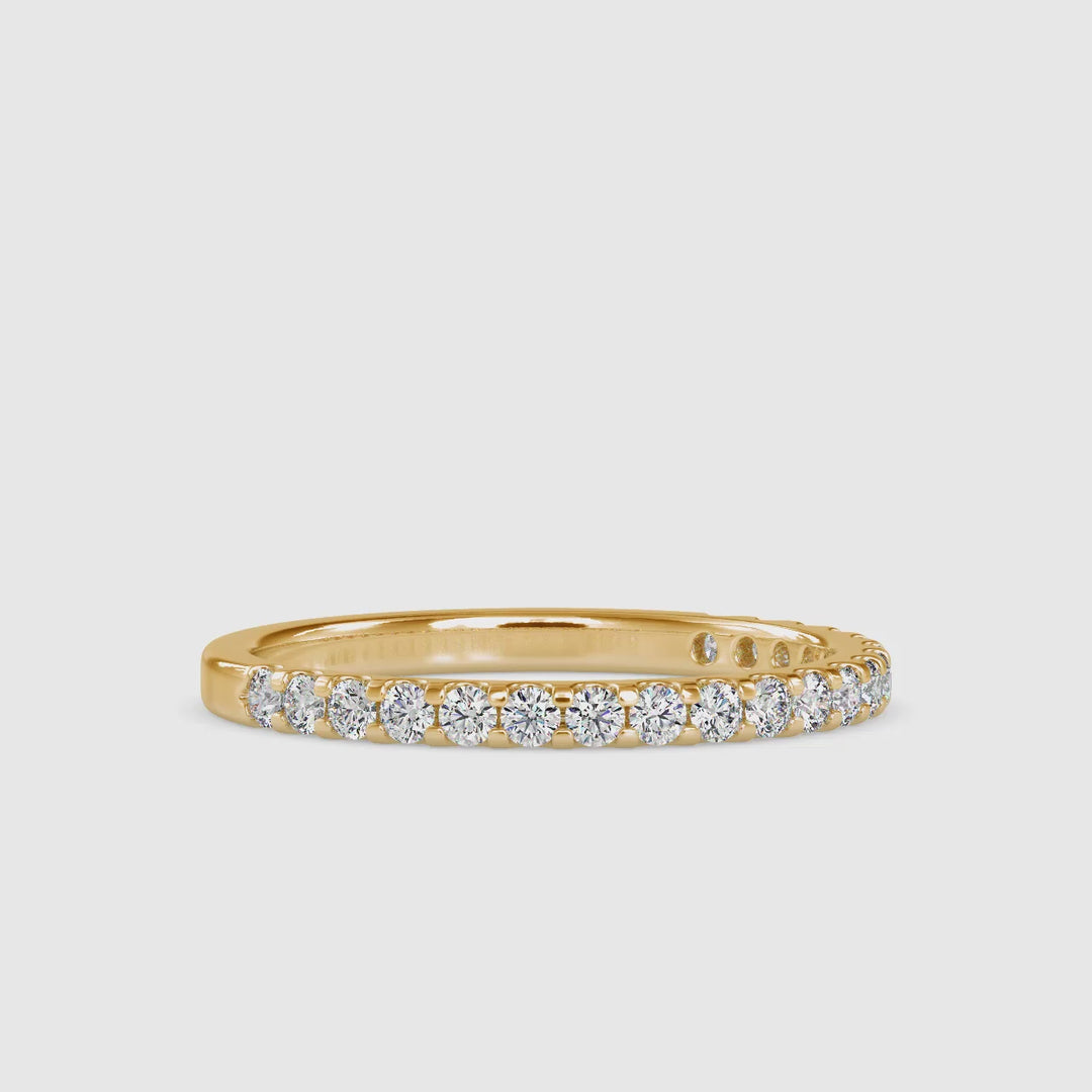 Round Eternal Sparkle Embed Ring