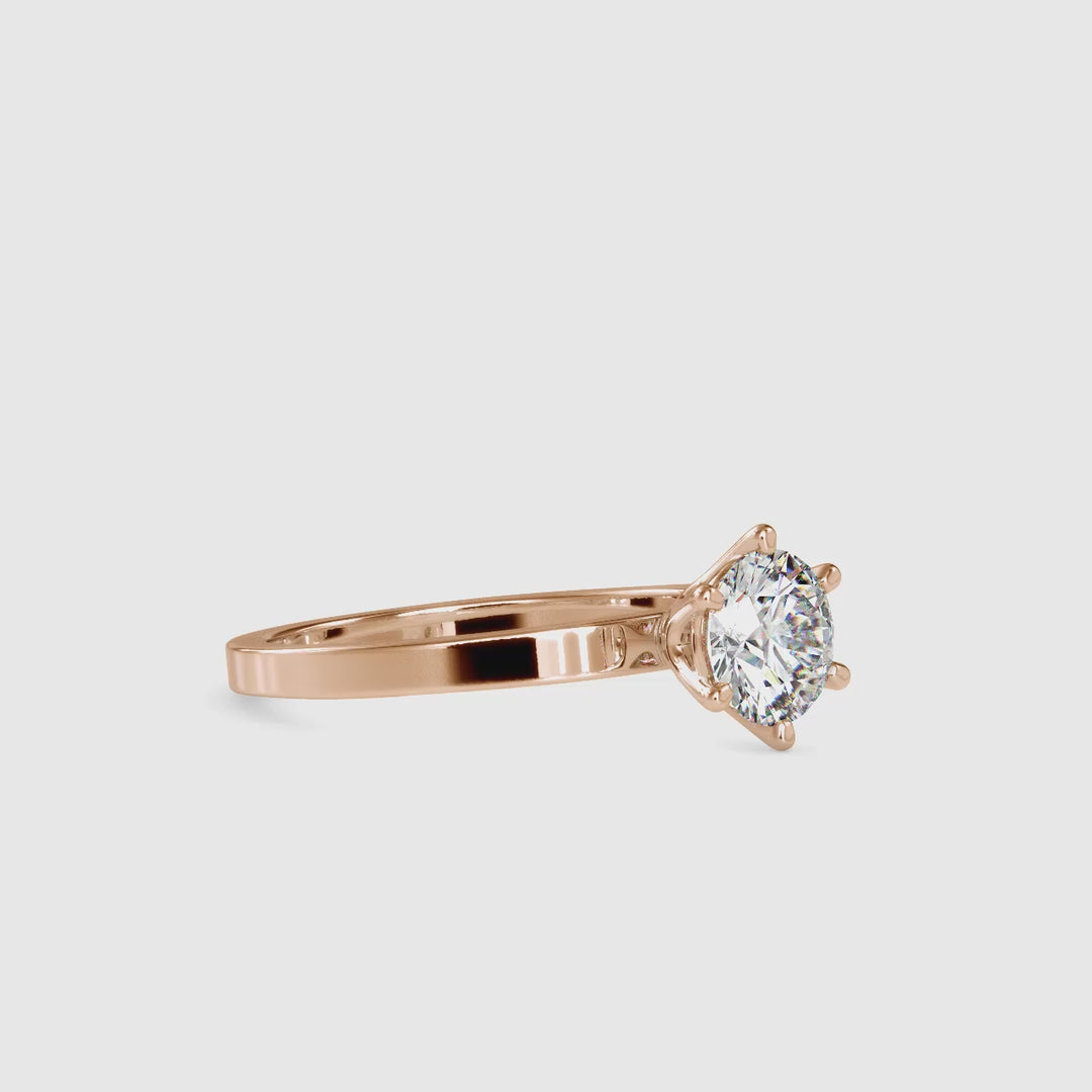 Ulla Classic Six-Prong Solitaire Setting