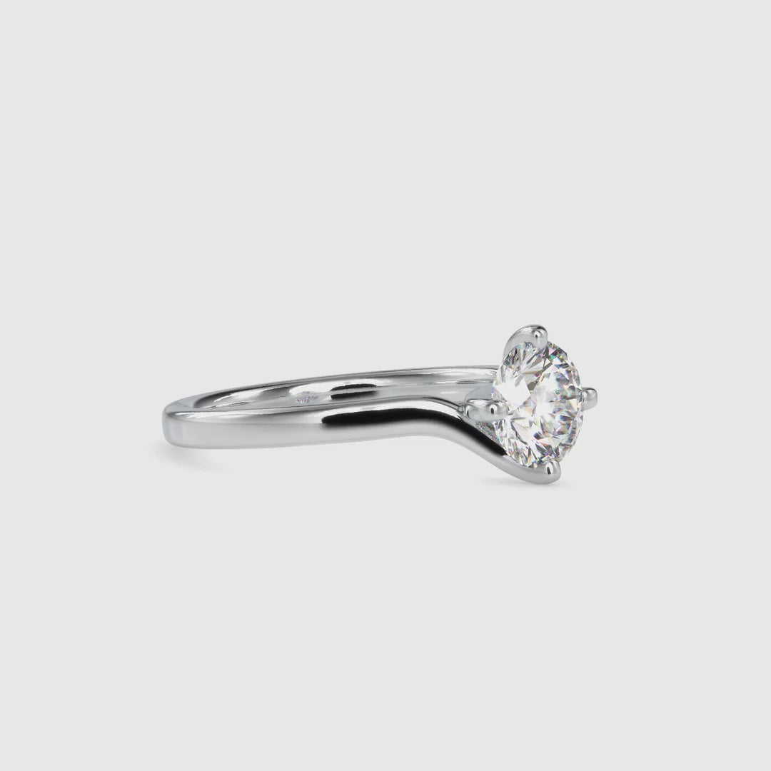 Emilia Eclectic Round Solitaire Ring